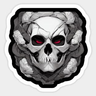 Skulls Unveiled: Dark and Intriguing Creations for the Alternative Soul Sticker